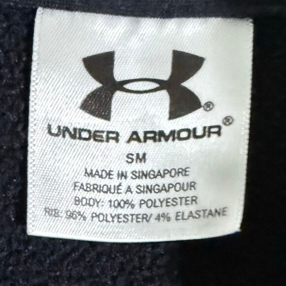 Under Armour Hooded Sweatshirt Pullover Hoodie Women's Size Small Black - Picture 5 of 8